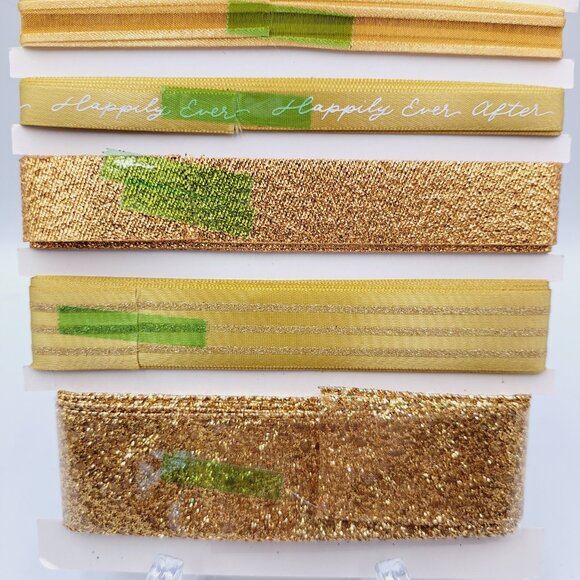 30 Yds (90 feet) Of Special Occasion/Wedding/Anniversary Silver & Gold Ribbon - Picture 14 of 14